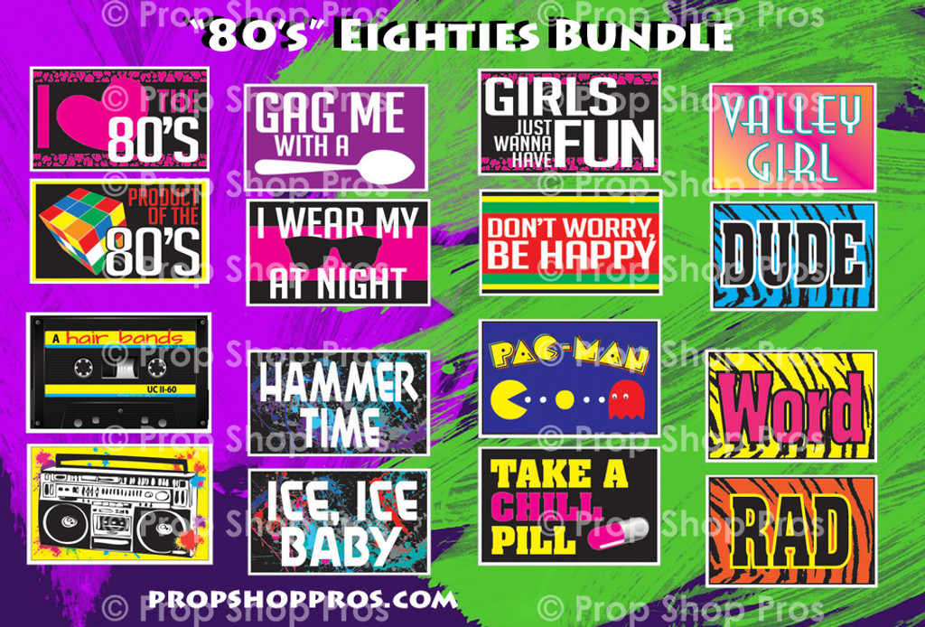Best 80s Photo Booth Props | Prop Shop Pros best-80s-photo-booth-props-prop-shop-pros