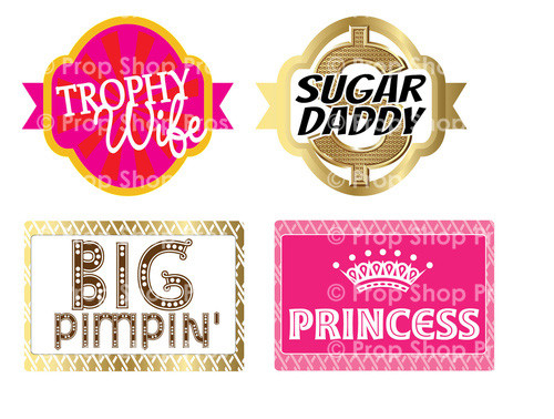 Party Signs | Anytime Party "6" | B-STOCK | Photo Booth Props | Prop Signs