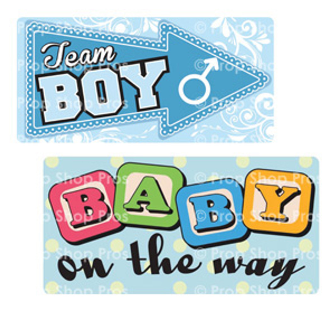 Baby Shower Signs, Photo Booth Props