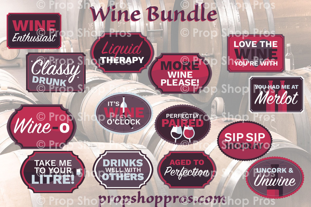 wine photo props