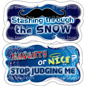 Christmas Signs | Traditional Part #3 | B-STOCK | Photo Booth Props | Prop Signs