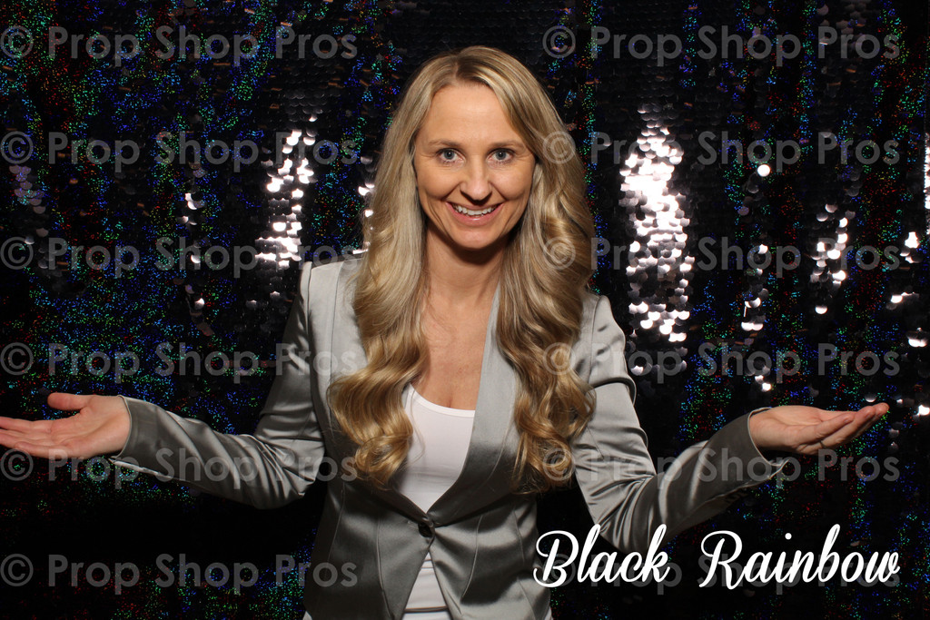BLACK RAINBOW LARGE SEQUIN PHOTO BOOTH BACKDROP | PHOTO BOOTH BACKDROPS