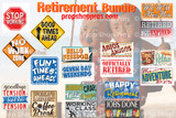 Prop Shop Pros Retirement Photo Booth Props 