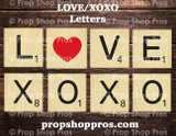 LOVE / XOXO Letters Bundle | B-STOCK | Photo Booth Props | Love Props 