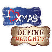 Christmas Signs | Traditional Complete | Photo Booth Props 