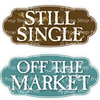 Wedding Signs | Classic Signs | B-STOCK | Photo Booth Props | Prop Signs 