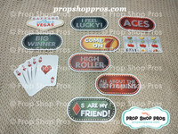 Casino Signs | Vegas Signs | B-STOCK | Photo Booth Props | Prop Signs