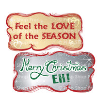 Christmas Signs | Traditional Part #2 | B-STOCK | Photo Booth Props | Prop Signs