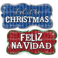Christmas Signs | Traditional Part #2 | B-STOCK | Photo Booth Props | Prop Signs