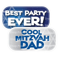 Bar/Bat Mitzvah Signs | B-STOCK | Photo Booth Props | Prop Signs 