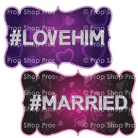 Glitz Galore Signs | Photo Booth Props | Prop Signs  