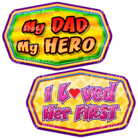 Daddy-Daughter Signs | B-STOCK | Photo Booth Props | Prop Signs
