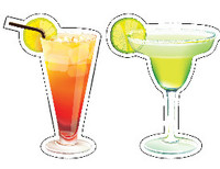 Party Hard Signs | B-STOCK | Photo Booth Props | Prop Signs 