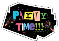 Party Hard Signs | B-STOCK | Photo Booth Props | Prop Signs 