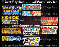 Prop Shop Pros Youth Lock In Photo Booth Props 