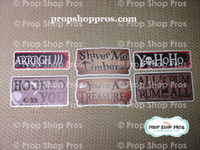 Pirate Signs | Photo Booth Props | Prop Signs