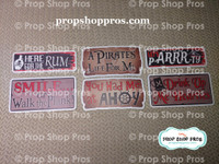 Pirate Signs | Photo Booth Props | Prop Signs