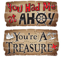 Pirate Signs | B-STOCK | Photo Booth Props | Prop Signs