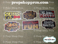 Halloween Signs | Halloween Part  #3 | B-STOCK | Photo Booth Props | Prop Signs