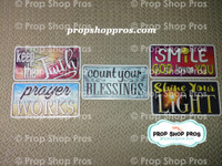 Faith | Religious Signs | B-STOCK | Photo Booth Props | Prop Signs