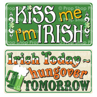 St. Patricks Day Signs | B-STOCK | Photo Booth Props | Prop Signs