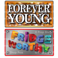 Prop Shop Pros Anytime Party Photo Booth Props Forever Young & Fridge Worthy