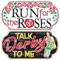 Prop Shop Pros Kentucky Derby Photo Booth Props Run For The Roses & Talk Derby To Me