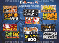 Halloween Signs | Halloween Part #4 | B-STOCK | Photo Booth Props | Prop Signs