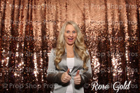 Shiny Rose Gold Large Sequin Photo Booth Backdrop | Photo Booth Backdrops 