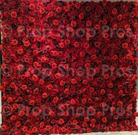 RED ROSES FLOWER WALL | FLOWER WALL | RED ROSE FLOWER WALL 