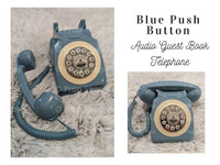 BLUE AUDIO GUEST BOOK PHONE | AUDIO GUEST BOOK PHONE 