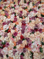 HOT PINK FUCHSIA ROSE FLOWER WALL | FLOWER WALL | HOT PINK FUCHSIA ROSES