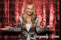 Burgundy Wine Large Sequin Photo Booth Backdrop | Photo Booth Backdrops 