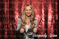 Burgundy Wine Large Sequin Photo Booth Backdrop | Photo Booth Backdrops 
