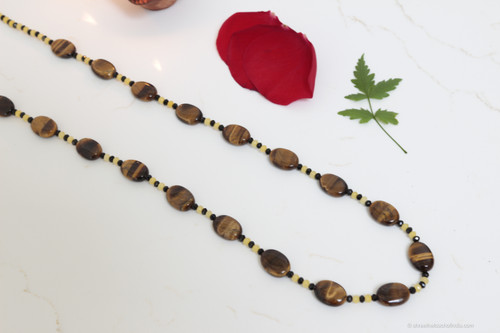 Tiger Design Elegant Stone Necklace