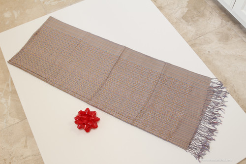 Pashmina Stole with Mocha Weave