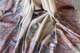 Mocha Shawl with Red, Blue, Yellow and Purple Flames