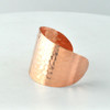 Hammered Copper Cuff - Profile