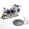 Silver Ornament Locomotive Train Crystal Temptations Swarovski
