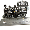 Black Ornament Locomotive Train Crystal Temptations Swarovski