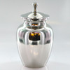 6" Urn W/ Nickle Finish