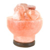 Himalayan Salt Lamp Crafted Fire Bowl Shape  With Salt Chunks Size 6x4