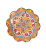 Geometric Turkish Trivet Ceramic Hand Painted 7" - Assorted Designs and Colors - 1 Count