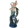 Mermaid Fairy On Waves, Green 27"H GS91327