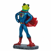 Frog, Blue W/Red Cape 8"H GS61175