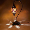 Turkish Mosaic Camel Neck Lamp - 8.5"x16.25" - DB1 - 1 Count Assorted Amber Hue