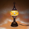 Turkish Mosaic Table Lamp - 4''x11.5" - MB1 - 1 Count Assorted Orange Hue