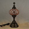 Turkish Mosaic Table Lamp -  9"x22" - MB4 - Red