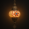 Turkish Mosaic Lantern Hanging Single Chain - 5"x23.5" - B2S