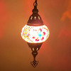 Turkish Mosaic Lantern Hanging Single Chain - 5"x23.5" - B2S